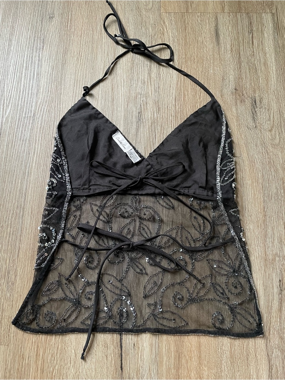 Vintage Charlotte Russe beaded top - Picture 2 of 5